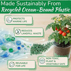 Houseplant Smart Gravel – Improve Drainage, Prevent Overwatering & Root Rot, Support Strong Roots | Eco-Friendly & Reusable Drainage Rocks for Potted Plants | Sustainably Recycled Ocean Plastic | 32oz
