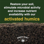 Farmer’s Secret Soil Revitalizer (32oz) - Organic (OMRI Listed) Dirt Health Booster - Liquid Compost Soil Amendment - Activated Humic Acid - Great for Fall/Spring Application