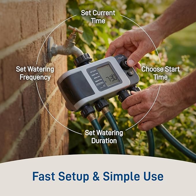 Orbit 24634 B-hyve XD 4-Port Smart Hose Watering Timer