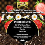 FoxFarm Strawberry Fields Fruiting & Flowering Potting Soil, 1.5cu ft (Pack of 4) - Designed to Pump Up Your Blooms, Fruits, and Berries - Made for the Fruiting and Flowering Stages of Plants