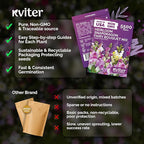 KVITER 5,500 Fairy Bouquet Mix Snapdragon Seeds for Planting (Linaria Maroccana) – Known as Toadflax, Heirloom & Organic – Flower Seeds to Plant Outside & Inside – Garden, Containers, Borders, Beds