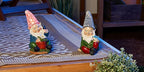 Gardening Gnome Solar Statue 3.75x3.5x7.25