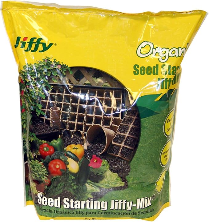 Jiffy 10 Quart Jiffy-Mix Premium Seed Starting Soil - 5088 (Qty 6)