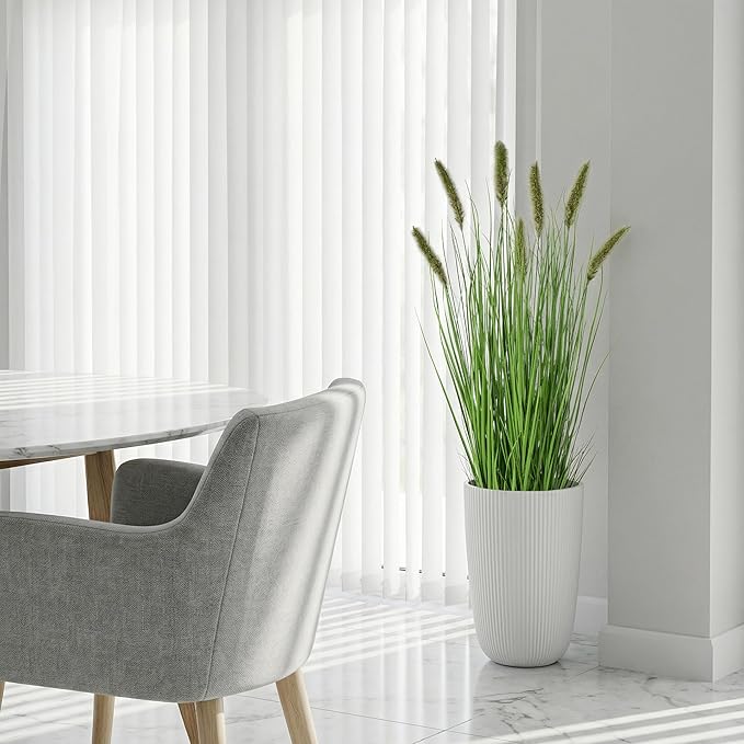 Artificial Cattail Reed Grass Plants Indoor ，Faux Cattail Grass Plant Artificial Plant Grass Outdoor,Fake Grass Tall Green Onions Fake Plant， Living Room Kitchen Office Decoration 47“2 Pcs