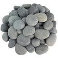 River Rocks for Landscaping, 40lbs Aquarium Rocks, 2-3 Inch Black Pebbles for Indoor Plants, Natural Stones for Garden Paving Plant Rocks Crafting Walkways