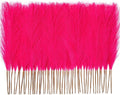 50 PCS Hot Pink Pampas Grass, 17in Pampas Grass Decor, Artificial Pompas Wall Decor for Vase Room Bedroom Kitchen Table Wedding Party Birthday Baby Showers（Hot Pink）