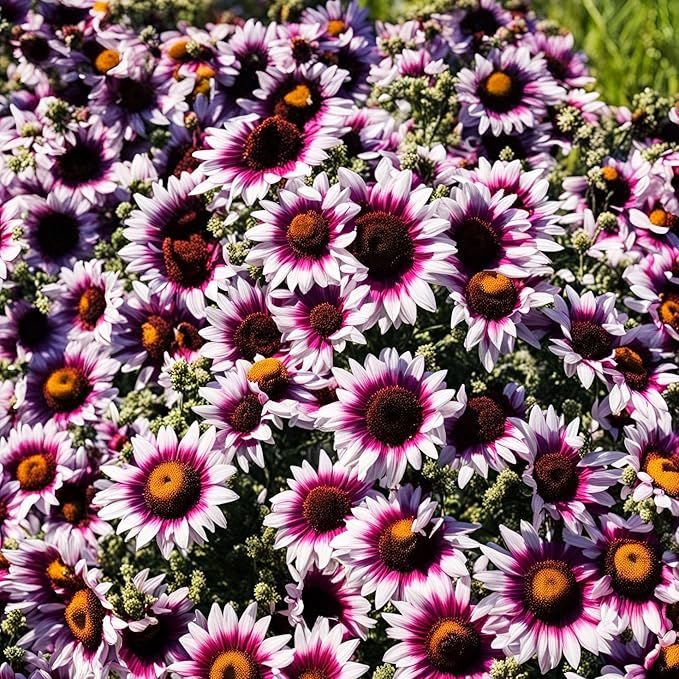 100 Seeds for a Unique Garden - Rare Strawberry Pink Sunflowers (Heirloom Hybrid, Non-GMO) for Butterfly Attraction