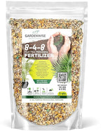 Gardenwise 8-4-8 Professional Palm Tree Fertilizer Plant Food; for Indoor Potted Plants and Outdoor Landscape Palm Trees; Quick-Release Nitrogen Fertilizer and Continuous Feeding (5 QUARTS)