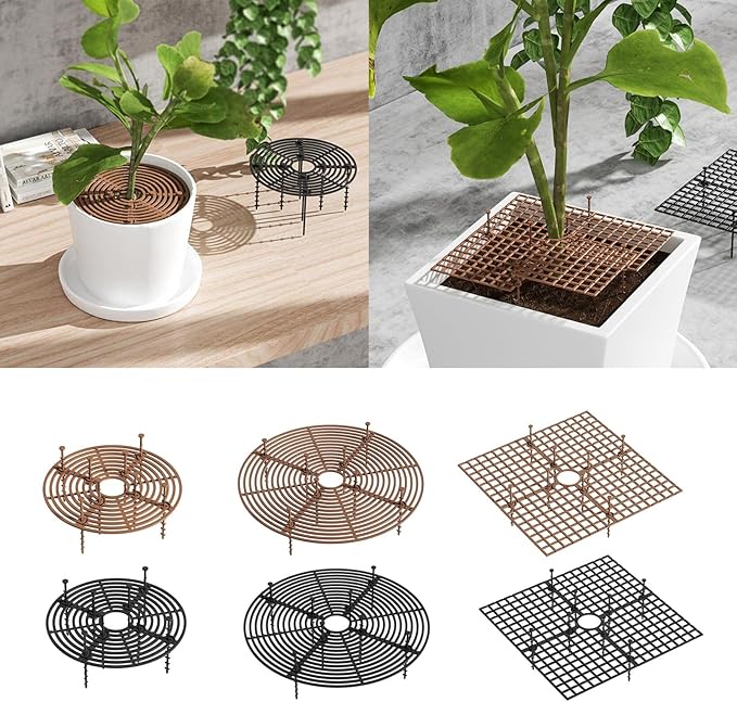 Plastic Potted Plant ence Durable lower Protective ence Hollow Cover Anti-pets Adjustable Easy Installation