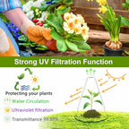 【24 Pieces】 Garden Cloches for Plants, Plant Cover Plant Protectors Transparent Bell Jar Cloches Protection Plants from Birds, Slugs, Frost, Freeze Weather, 7.8" D x 9.4" H, Transparent