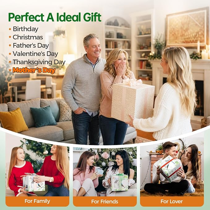 Smart Bird Feeder with Camera - Solar Powered Bird Watching Camera with 2K HD Live View, Auto Capture & AI Identify 10,000+ Species, 2.4G WiFi Outdoor Birdhouse, Ideal Gifts for Bird Lovers