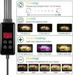 Seed Starter Tray with Grow Light, 192-Cell Seed Starter Kit, Seedling Starter Trays with Humidity Domes, Automatic Timer, Adjustable Light Indoor Gardening Plant Germination Trays