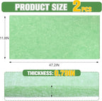 2 PCS Flower Pot Filler Insert 47.2''x 11.8'' Green Plant Pot Filler Drainage Insert Lightweight Planter Drainage Materials for Planter Indoor Outdoor Gardening Plants Container