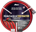 Kink Control Contractor Grade Hose with High Burst Strength, Spring Coil and Crush Resistant Couplings, Made in the USA 3/4 x 50 ft