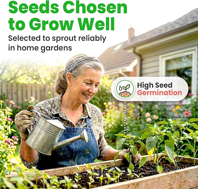 NatureZ Edge, 20 Variety with Melon Seeds for Planting Vegetables, Vegetable Seeds for Planting Outdoors, Seeds, Garden Seed, Heirloom Seeds for Planting Vegetables and Fruits, Garden Seeds