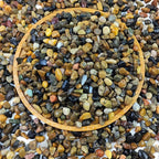 FANTIAN 10 lbs Pea Gravel for Landscaping,1/4 Inch Aquarium Gravel. Decorative River Rocks for Fish Tank Succulent Vase Cactus Bonsai Plant Soil Cover and Outdoor Landscaping Rocks