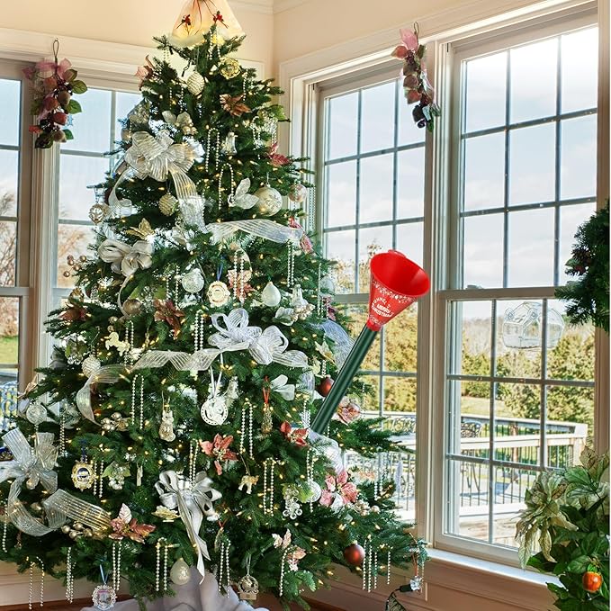 Kaiedos Christmas Tree Watering Funnel - 39 Inch Funnel, Reusable Design, Makes Watering Your Live Tree a Snap!