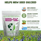 Earthwise Seed-Tac Premium Organic Tackifier – Erosion Control, Plant-Based Binder, Soil Restoration, Non-Toxic, Pet Safe – Covers Up to 500 sq ft, 1 lb