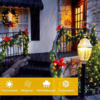 Extra-Long Solar String Lights for Outside, 4 Pack 400LED Solar Fairy Lights Outdoor Waterproof, Copper Wire with 8 Modes Solar Twinkle Lights for Tree Garden Party Patio Xmas Decor (Warm White)