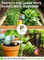 4 Pcs Ollas Terracotta Watering Pots Large - 14 Oz Self Watering Planter Insert Olla Watering System For 1-week Easy To Refill - Clay Plant Watering Globes For Outdoor & Indoor Plants [4 PCS, Bright]