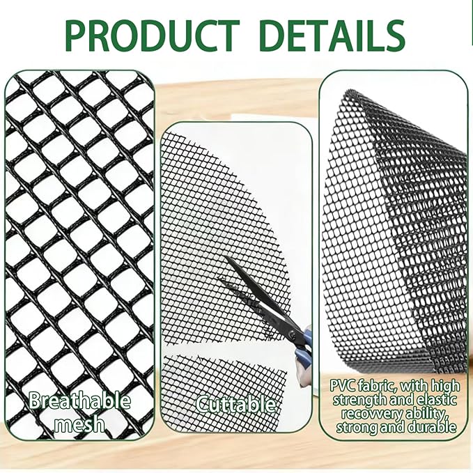 4 Pcs 11.8 Inch Plant Pot Grids, Indoor Plant Pot Soil Guard for Outdoor Garden Plant Protection, Cuttable Plant Pot Soil Covers Protectors from Animals