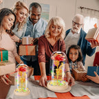 Gifts for Mom Mothers Day Rose Gifts Birthday Gifts for Women, Mom Gifts for Mother Day from Daughter Galaxy Glass Red Butterfly Flowers Rose Gifts for Sister,Grandma,Her,Wife,Anniversary,Wedding