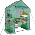 Mini Greenhouse,Greenhouses for Outdoors,Portable Walk in Green House for Garden Plants that Need Frost Protection and Away from Pests, Animals(56"x30"x76")-Green