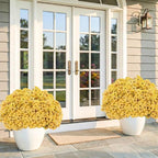 22 Bundles Artificial Flowers Outdoor, Faux Flowers UV Resistant with Plastic Plants, Faux Silk Flowers for Outdoors Outside Front Porch Hanging Planter Window Box Garden Decoration