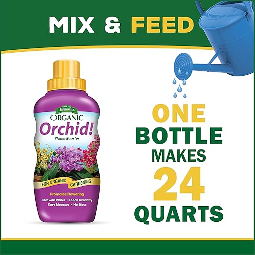 Espoma Organic Orchid! 8-Ounce Concentrated Plant Food – Plant Fertilizer and Bloom Booster for All Orchids and Bromeliads. Ideal for Phalaenopsis, Dendrobium, and Other Types of Orchids. Pack of 2