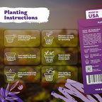 KVITER 15,000 Mix Moss Rose Seeds for Planting (Portulaca grandiflora) - Heirloom Flowering Ground Cover, Purslane Double Flower Portulaca Seed - Flower Seeds to Plant Outside, Beds, Baskets