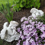 Angel Statue Garden Decor for Outside Solar Yard Art Outdoor Decorations Patio Porch Home Lawn Ornaments Christmas Light up Figurine Backyard Memorial Gift Idea Mom Mother Grandma