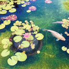 Floating Island Planter for Ponds,Fish Barrier Floating Island Plant Protector,Black Round Floating Plant Ring,Water Features Pond Decorations