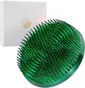 Wazakura Ikebana Kenzan Round, Japanese Floral Arranging Frog Holder, Made in Japan - Green 80mm