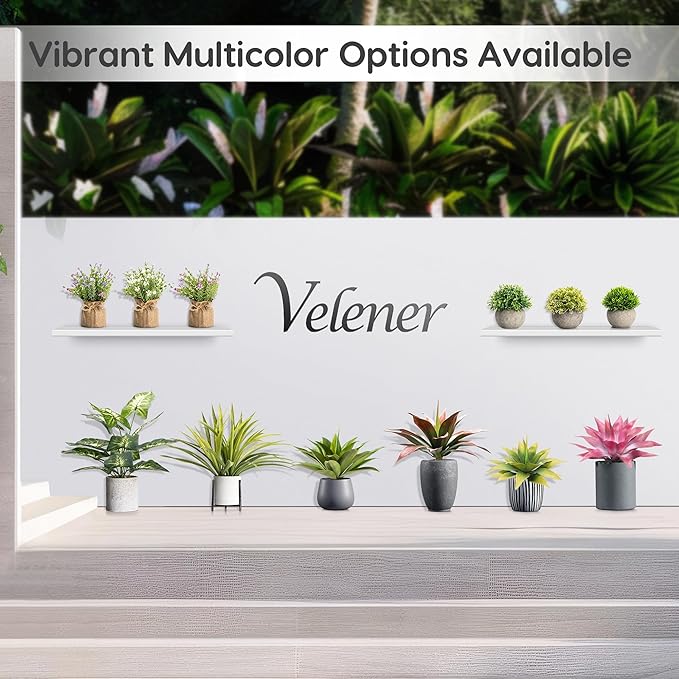 Velener 28 Inch Artificial Agave Plants Outdoor Set, Large Fake Plants Indoor for Home Decor, Realistic UV Resistant Faux Succulents Plants Without Pot, Set of 2