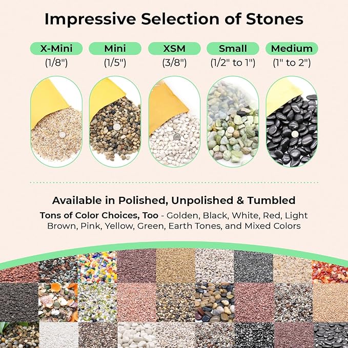 Coarse Sand. Light Brown Color. 1/8 Inch 2 lbs. for Potting Soil, Succulents, Pots, Plants, Gardening, Indoor, Crafting, Vase Fillers (X-Mini, COARSE Sand - Light Brown, 2)