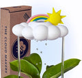 Original Dripping Rain Cloud with Sun and Pastel Rainbow Charms