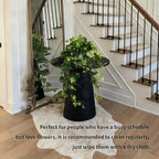 LOYWREE 32 Inch Fake Plants Artificial Plants Indoor Artificial Scindapsus Aureus Realistic Hanging Plants Potted Aesthetic Fake Pothos for Home Office Shelves Bedroom Bathroom Decor（White Pot）