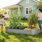 Miory 2 Pack Cucumber Trellis, 32"×48" Garden Trellis for Climbing Plants Outdoor, A-Frame Vegetable Trellis for Raised Bed, Support for Tomatoes, Zucchini, Vines, Flowers