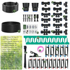 Drip Irrigation System for Garden, 2026 Upgraded Automatic Plant Watering Kit with Quick Connect PE Tubing, 30 Water-Saving Adjustable Drip Emitters for Yard, Lawn, Raised Bed & Greenhouse (100FT)