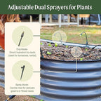 Vego Garden Irrigation Kit - Drip Irrigation System for Raised Garden Beds, Efficient Watering Solution for Vegetables, Flowers, and Plants, Easy DIY Installation (M)