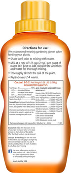 Espoma Organic Cactus! Plant Food, Natural & Organic Fertilizer for All Cactus, Succulents, Palm, and Citrus Both Indoors and Outdoors, 8 oz, Pack of 2