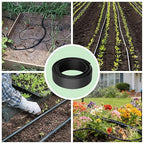1/2 Inch Blank Drip Irrigation Tubing, 60FT Distribution Hose for Garden, Greenhouse & Raised Beds, Flexible UV-Resistant Watering Line for Drip Irrigation Systems