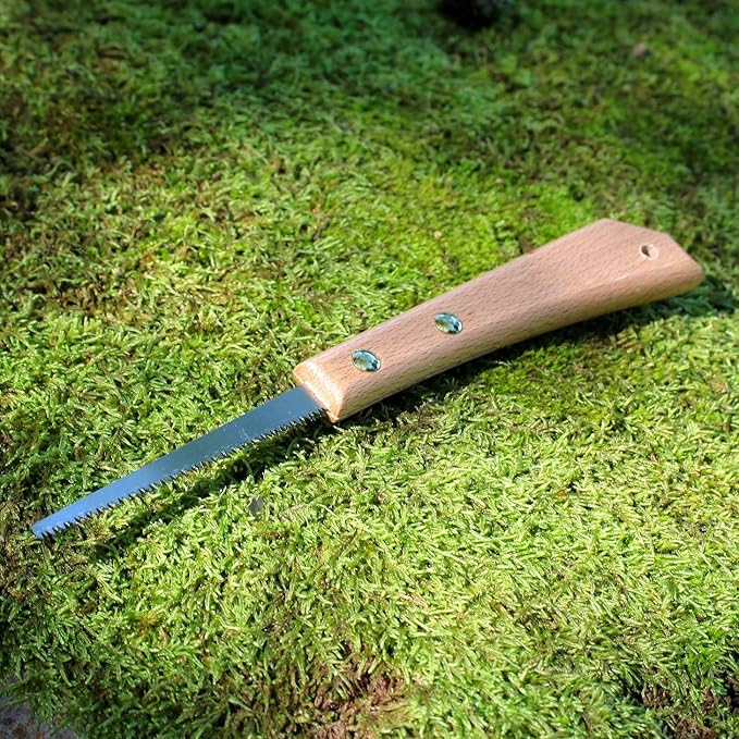 KAKURI Bonsai Saw 3-1/8" (80mm) Professional Japanese Carbon Steel Bonsai Pruning Tool, Small Bonsai Keyhole Saw, Made in JAPAN