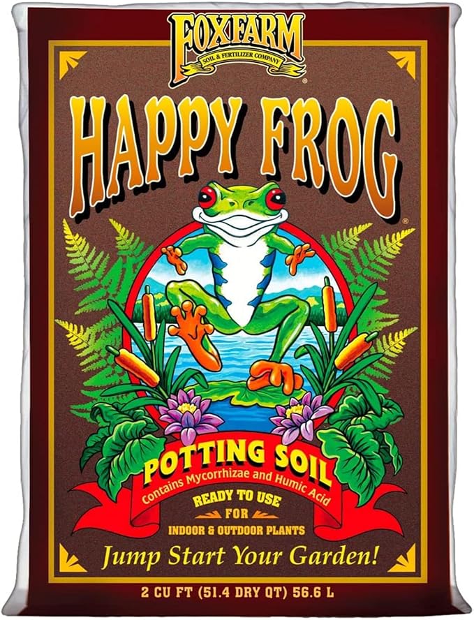 FoxFarm Happy Frog 2 Cu.ft Potting Soil + Ocean Forest 12qt Potting Soil