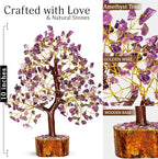 Amethyst Crystal Tree - Bonsai Trees, Balancing Tree, Crystal Gifts for Women, Crystal Tree for Positive Energy, Crytals and Gemstones, Crystals Gifts
