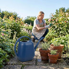 Fasmov Plastic Watering Can, Blue, 1-Gallon