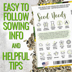 Seed Needs Sunflower Seeds for Planting Dwarf Sunspot Sunflowers - Heirloom & Open Pollinated Annual Cut Flower Seed to Plant 2 Foot Tall Sun Flowers (5 Packs)