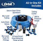 Orbit 50022 Medium-Area 1-Zone All-in-One Automatic Watering System with B-hyve Smart Hose Watering Timer and B-hyve Smart Wi-Fi Hub