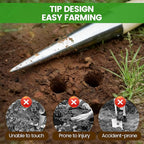Plant Hole Digger for Planting, Garden Seed Dispenser, Bulb Planting Tool, Handheld Digger Garden Seed Planting Tool for Planting Tulip Daffodil Saffron Vegetable Seeds (1pcs)