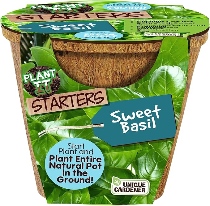 Unique Gardener Plant-It Starters Plant Seeds 4 Variety Pack, DIY Indoor Succulents and Live Plants for Home or Garden Planting, Assorted Seed